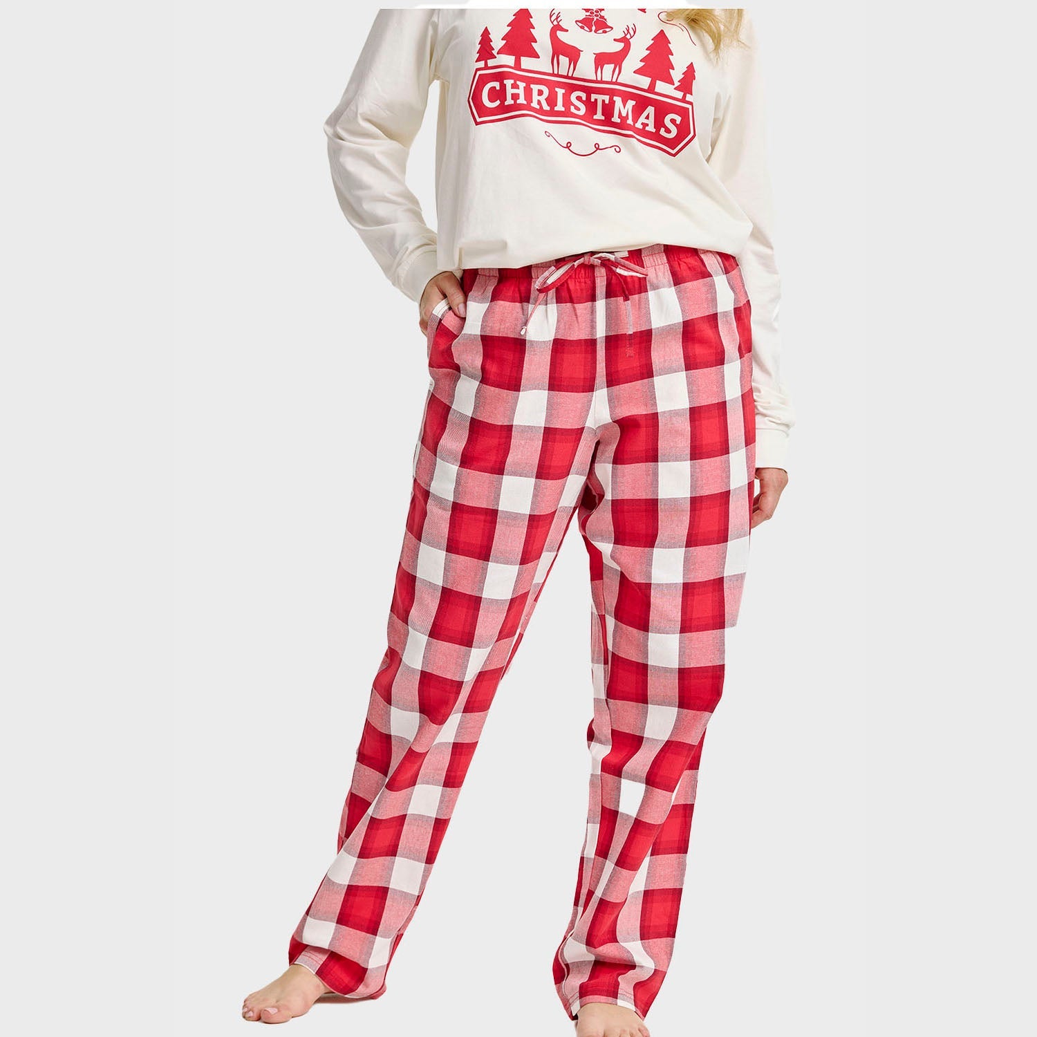 Flanell julebukse – Dame